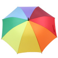 china wholesale OEM ODM straight auto open stick custom promotional cheap cost dollar rainbow umbrella